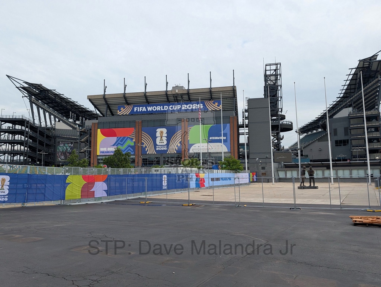 Lincoln Financial Field Covered in FIFA World Cup Branding Ahead of 2026 Matches